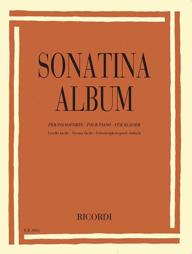 Sonatina album. Niveau facile Partition Piano