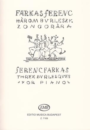 3 Burlesques Ferenc Farkas Partition Piano