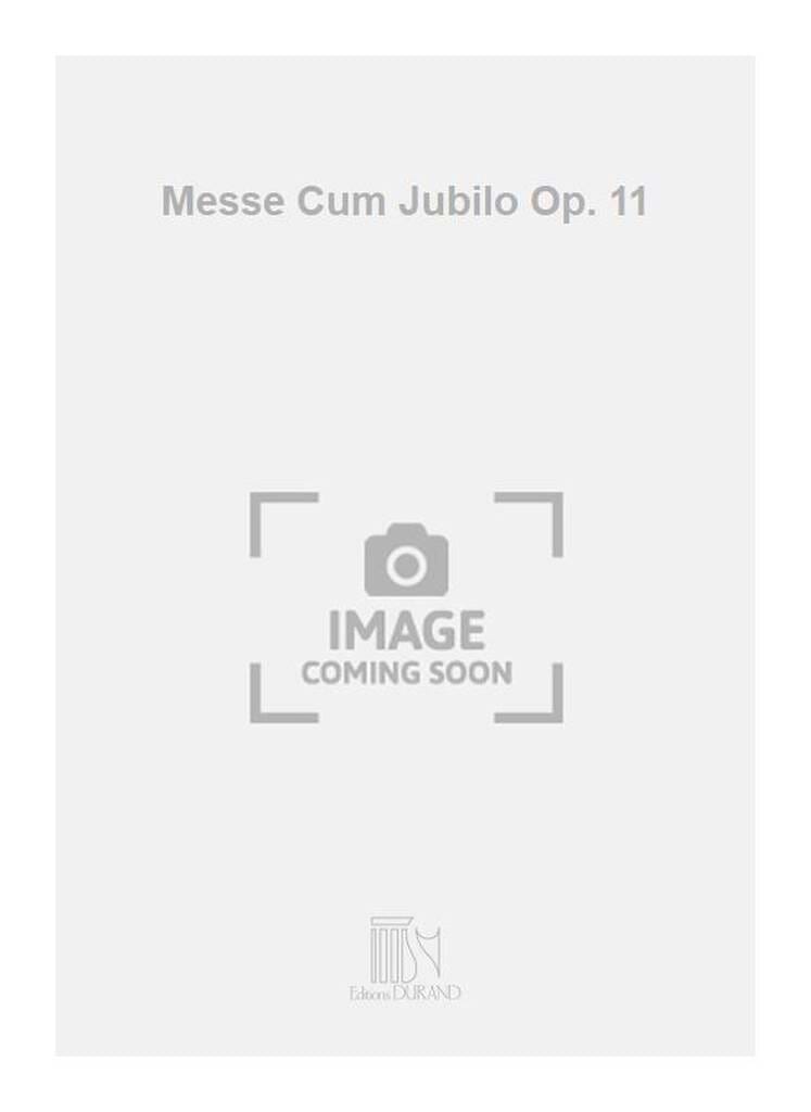 DURUFLE MESSE CUM JUBILO HARPE Durufle Partition