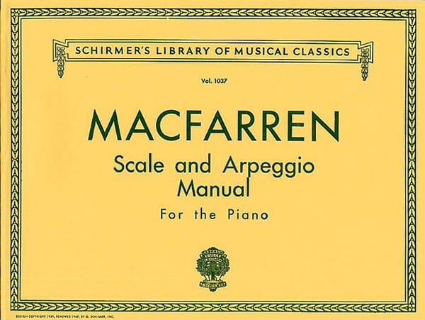 Scale & Arpeggio Manual Macfarren Partition Piano