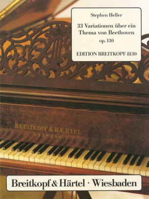 33 Variations sur un Thème de Beethoven Stephen Heller Partition Piano