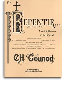 Repentir - Voix Haute GOUNOD Partition Mélodies