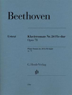 Parcourir les pages de Sonate pour piano n° 24 en Fa dièse majeur Op. 78 - BEETHOVEN