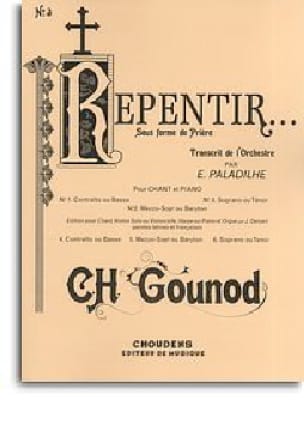 Repentir - Voix Haute - GOUNOD - Partition - Mélodies