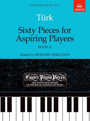60 Pieces For Aspiring Players Volume 2 - Daniel Gottlob Türk