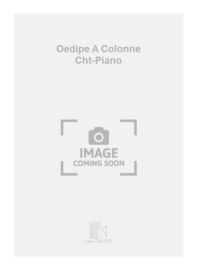 Oedipe A Colonne Guy Ropartz Partition Chœur