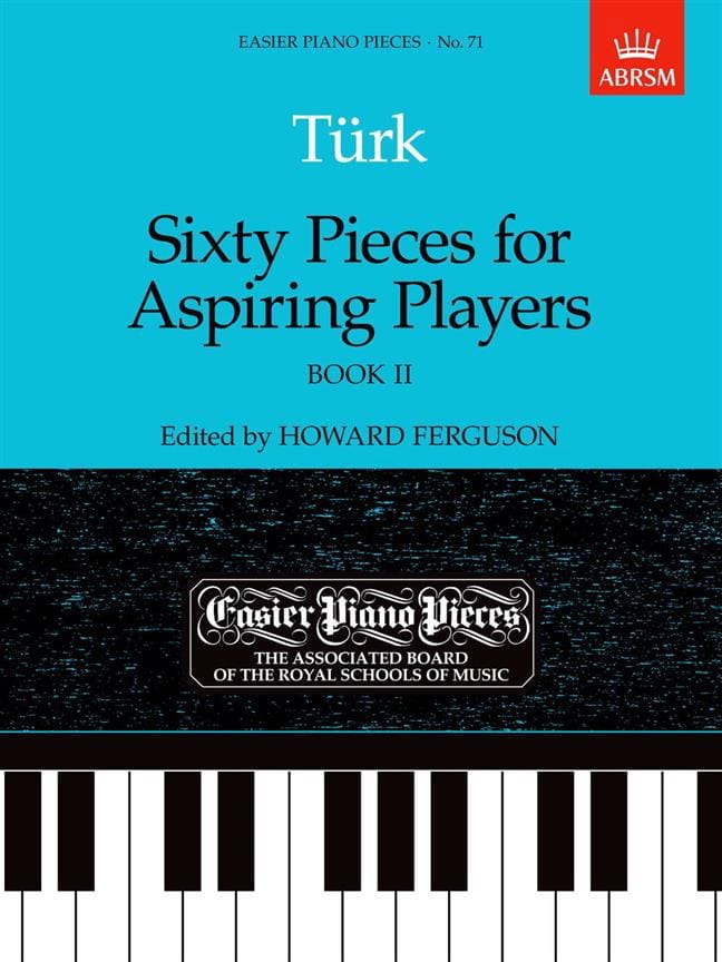 60 Pieces For Aspiring Players Volume 2 - Daniel Gottlob Türk