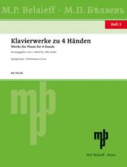 Klavierwerke Zu 4 Händen Volume 3 Partition Piano