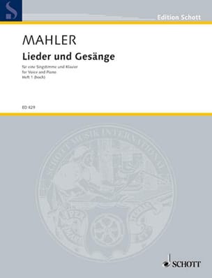 Lieder Und Gesänge Volume 1 Voix Haute MAHLER Partition Mélodies