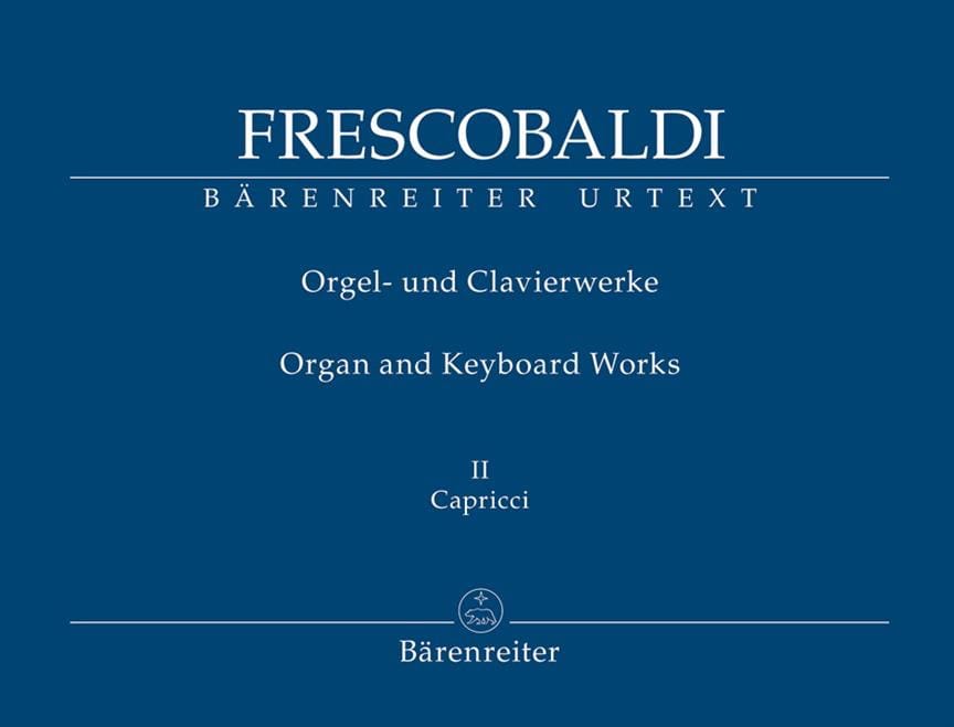 Oeuvres pour Orgue et Clavier. Volume 2 FRESCOBALDI Partition Orgue