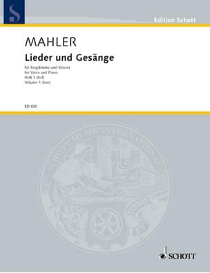 Lieder Und Gesänge Bd 1 Voix Grave MAHLER Partition Mélodies