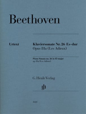 Sonate pour piano n° 26 en Mi bémol majeur Opus 81a - BEETHOVEN