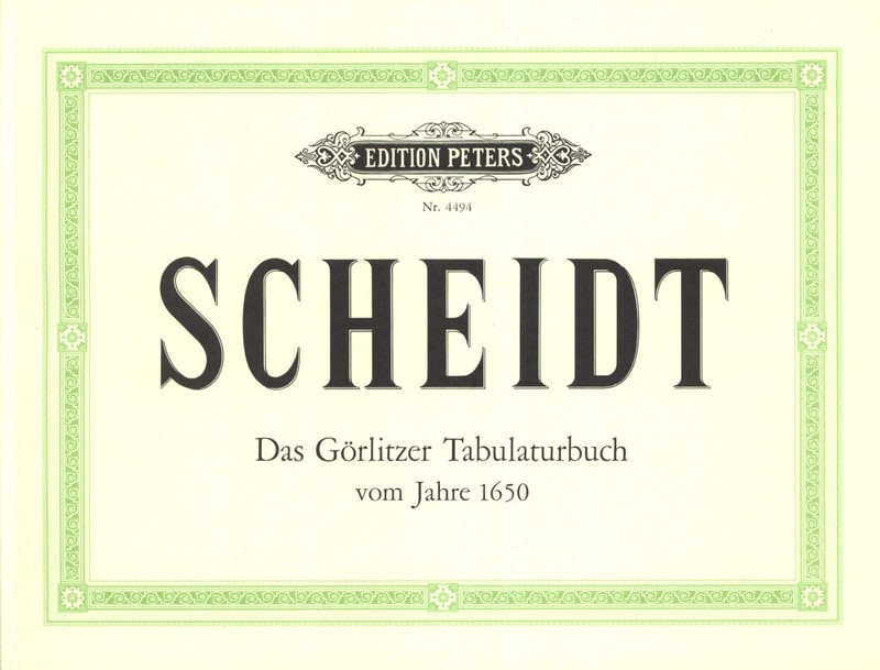 Das Görlitzer Tablaturbuch - Samuel Scheidt - Partition - Orgue