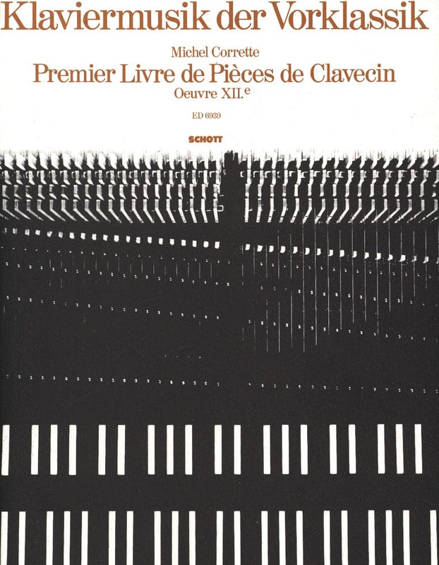 1er Livre de Pièces de Clavecin CORRETTE Partition Clavecin