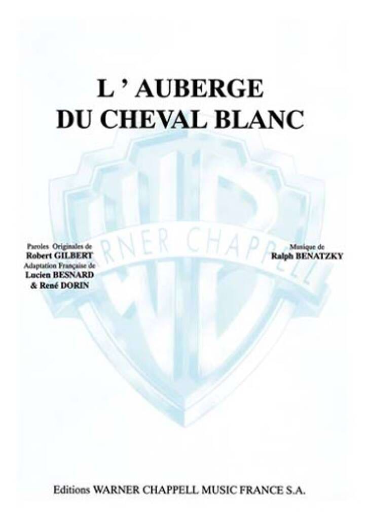 L'auberge du cheval blanc extrait Ralph Benatzky Partition