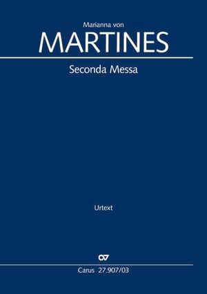 Seconda Messa Marianna von Martines Partition Chœur