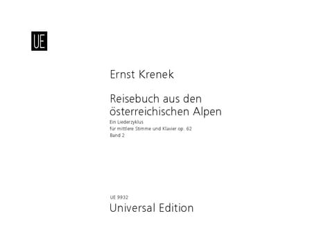 Reisebuch aus den Österreichischen Alpen. Volume 2 - Ernst Krenek