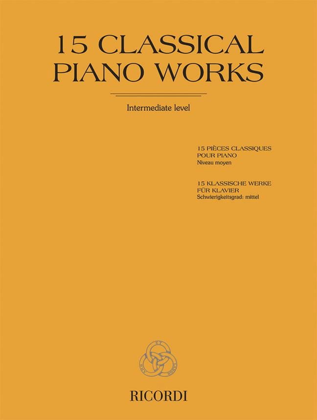 15 pièces classiques pour piano Partition Piano