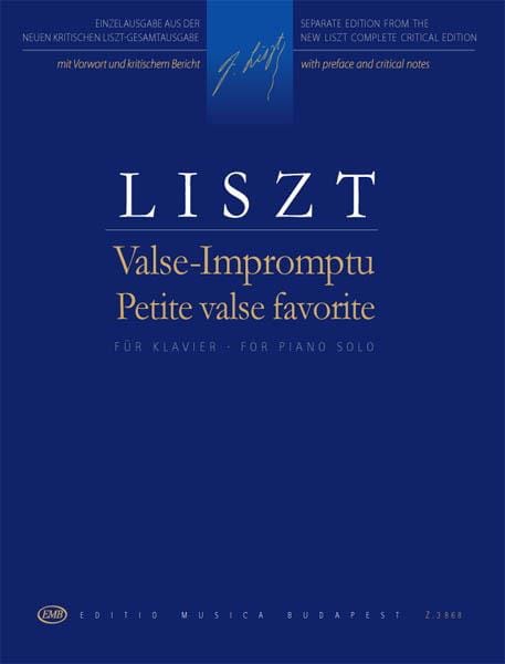 Valse-impromptu et petite valse favorite - LISZT - Partition - Piano