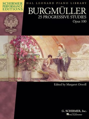 25 études progressives op. 100 Frédéric Burgmuller Partition Piano