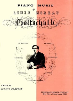 Piano Music GOTTSCHALK Partition Piano