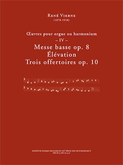 Oeuvres pour orgue. Volume 4 René Vierne Partition Orgue