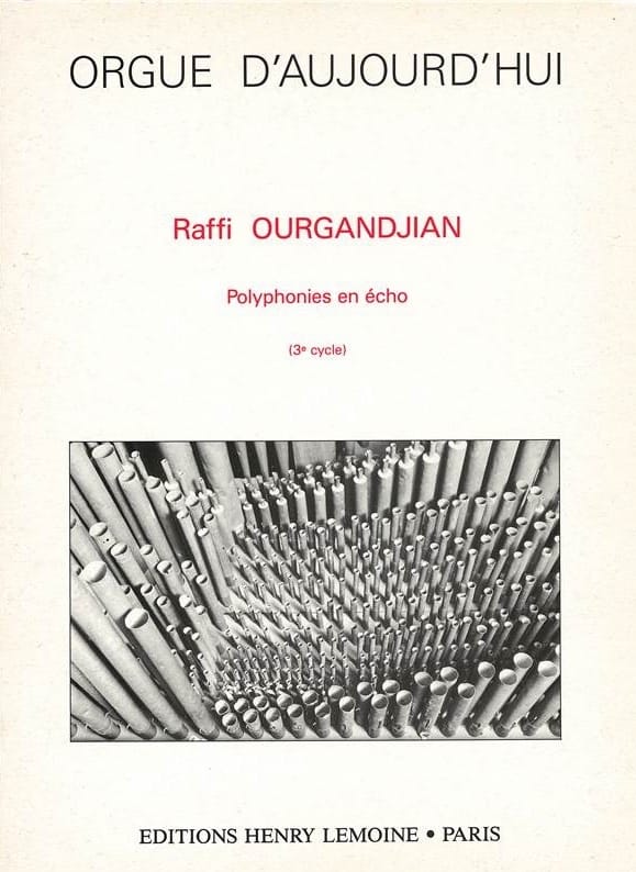 Polyphonies en Echo Ourgandjian Partition Orgue