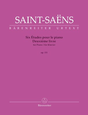 Six Etudes Pour le Piano Op. 111 SAINT-SAËNS Partition Piano