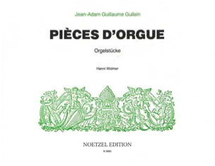 Pièces d'Orgue Jean Adam Guilain Partition Orgue