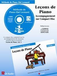 Leçons de Piano Volume 1. CD HAL LEONARD Partition Piano