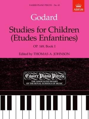 Etudes Enfantines Opus 149 Volume 1 Benjamin Godard Partition Piano