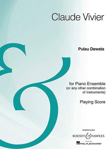 Pulau Dewata Claude Vivier Partition Piano
