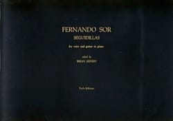 12 Seguidillas. Chant Guitare SOR Partition Guitare