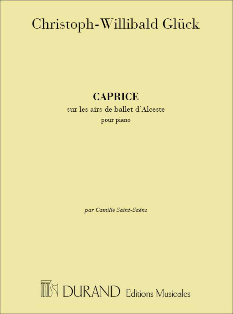 Caprice sur les Airs de Ballet D'alceste de Gluck - GLUCK - Partition