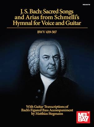 Sacred Songs and Arias BACH Partition Guitare