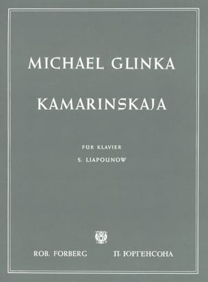 Kamarinskaja GLINKA Partition Piano