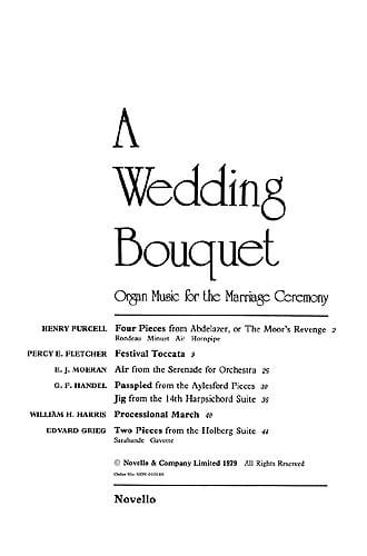  A Wedding Bouquet Partition Orgue