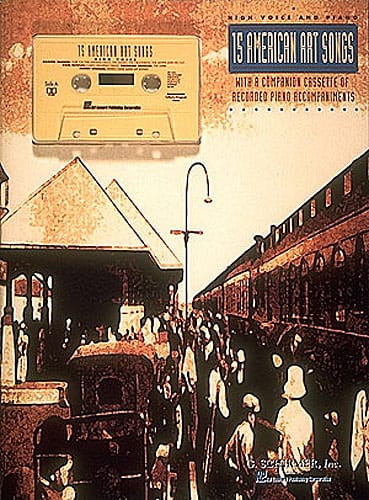 15 American Art Songs Vx Haute + K7. Soldé Partition Mélodies