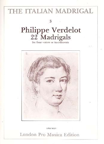 22 Madrigals - Philippe Verdelot - Partition
