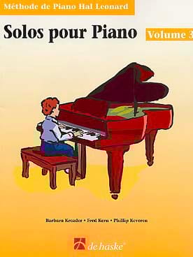 Solos Pour Piano Volume 3 HAL LEONARD Partition Piano