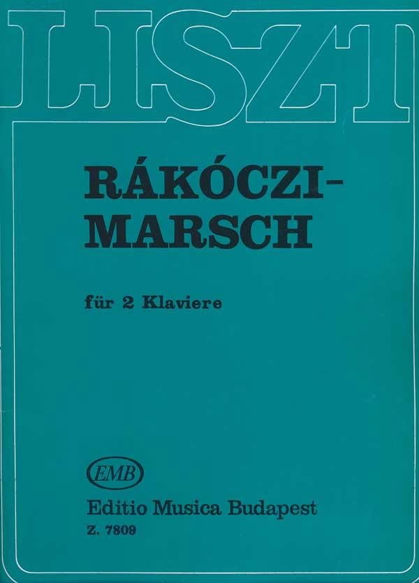 Rakoczi Marche. 2 Pianos LISZT Partition Piano