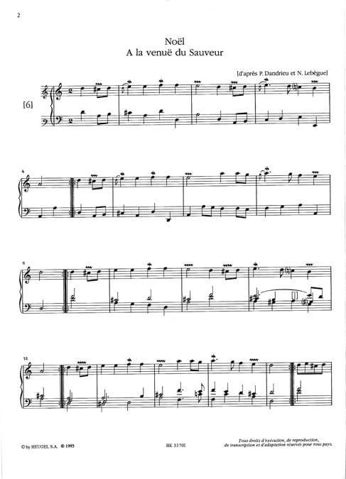 Pièces d'Orgue des ... Augustines de Vitré ... Partition Orgue