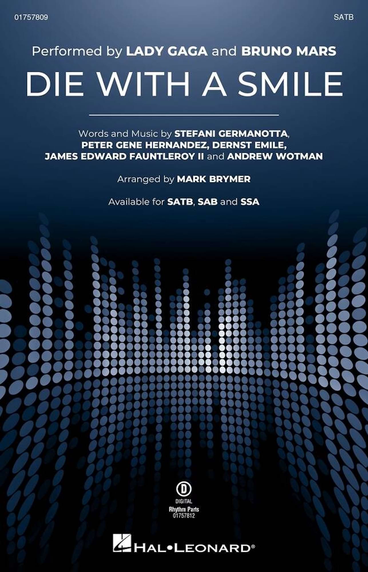 Die with a Smile Andrew Wotman & Dernst Emile Partition