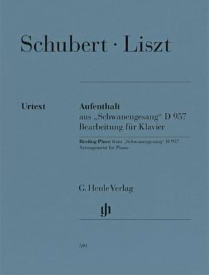 Aufenhalft aus «Schwanengesang» D 957 LISZT Partition Piano