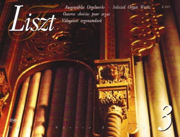 Ausgewählte Orgelwerke Vol 3 LISZT Partition Orgue