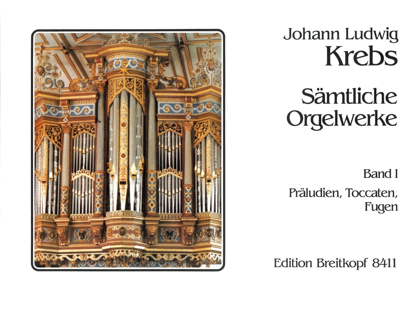 Sämtliche Orgelwerke Volume 1 Johann Ludwig Krebs Partition Orgue
