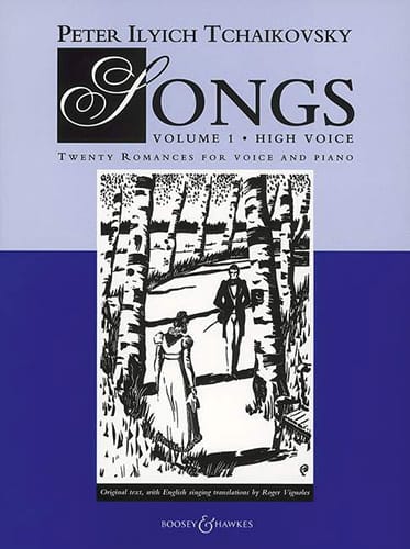 Songs Volume 1. Voix Haute TCHAIKOVSKY Partition Mélodies