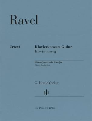 Concerto en Sol RAVEL Partition Piano