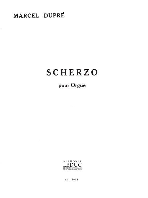 Scherzo DUPRÉ Partition Orgue