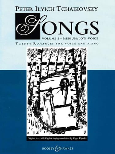 Songs Volume 2. Voix Moyenne TCHAIKOVSKY Partition Mélodies